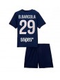 Billige Paris Saint-Germain Bradley Barcola #29 Hjemmedraktsett Barn 2025-26 Kortermet (+ Korte bukser)